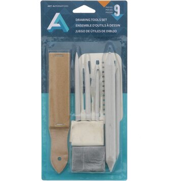 ART ALTERNATIVES 9-Piece Drawing Tools Set
