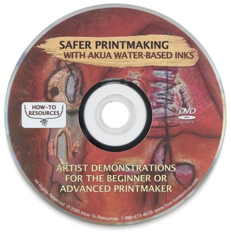 SPEEDBALL ART PRODUCTS Akua Safer Printmaking with Akua Water-Based Inks DVD