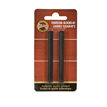 KOH-I-NOOR Hardtmuth Gioconda Artist Charcoal Blocks #3 – Pack of 2