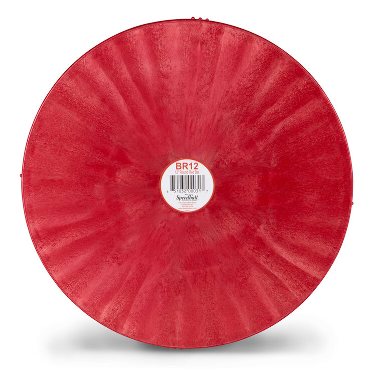 SPEEDBALL ART PRODUCTS Speedball Round Plastic Pottery Bat 12" – Red