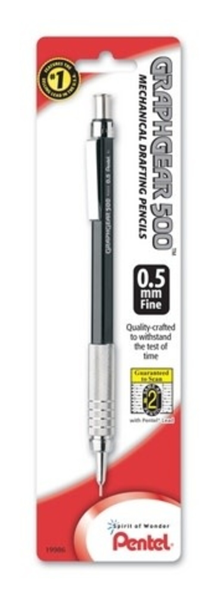 PENTEL GraphGear Automatic Drafting Pencil – Weighted Precision, 0.3mm–0.9mm
