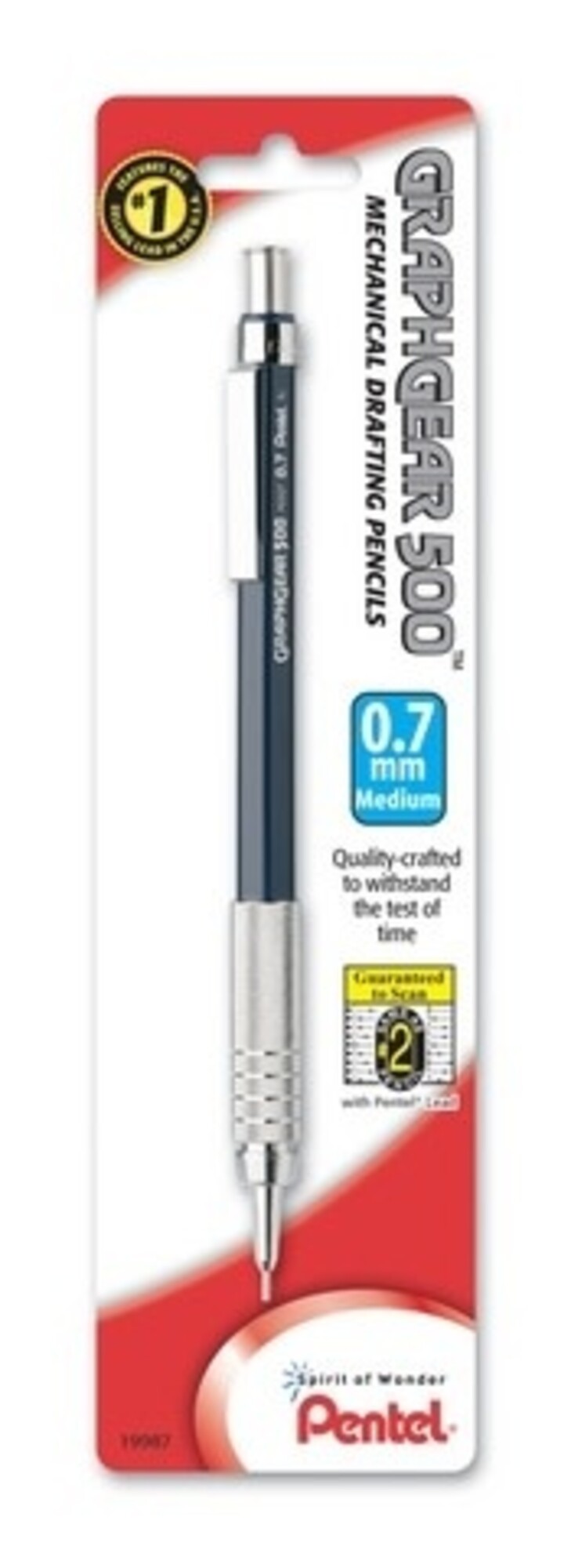 PENTEL GraphGear Automatic Drafting Pencil – Weighted Precision, 0.3mm–0.9mm