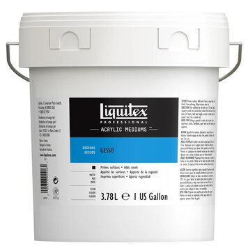 LIQUITEX / COLART Professional Acrylic Gesso – 1 Gallon (3.78L)