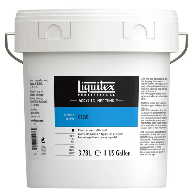 LIQUITEX / COLART Liquitex Professional Acrylic Gesso – 1 Gallon (3.78L)