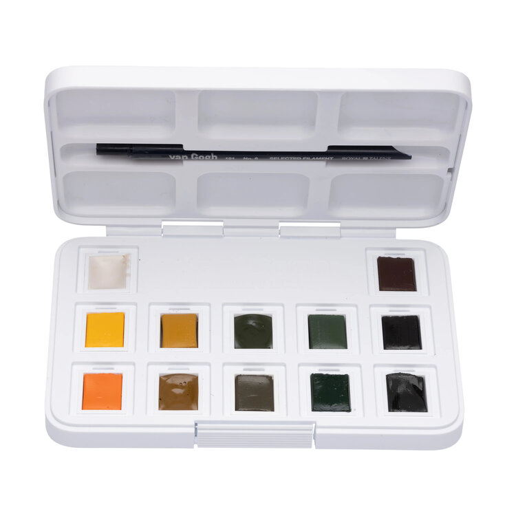 VAN GOGH Van Gogh Watercolor Half Pan Box Set