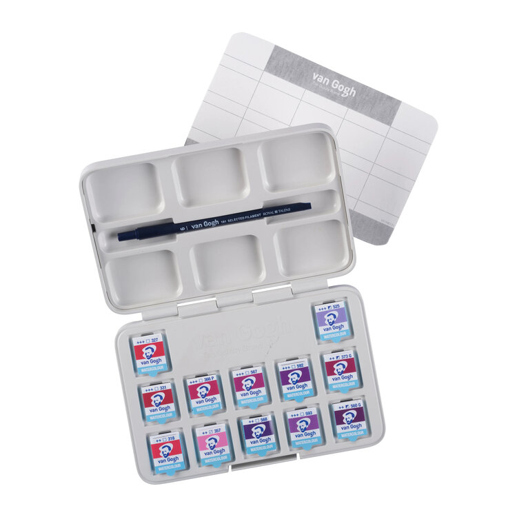 VAN GOGH Van Gogh Watercolor Half Pan Box Set