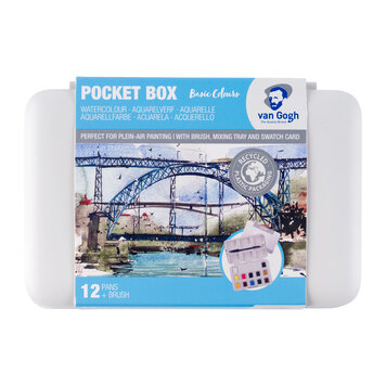 VAN GOGH Van Gogh Watercolor Half Pan Box Set