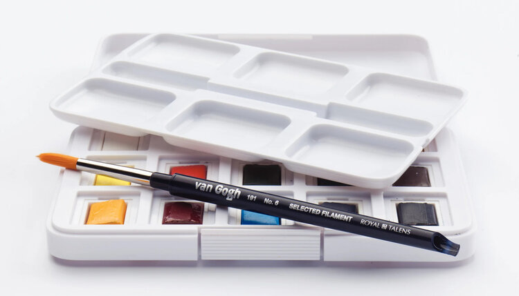 VAN GOGH Van Gogh Watercolor Half Pan Box Set