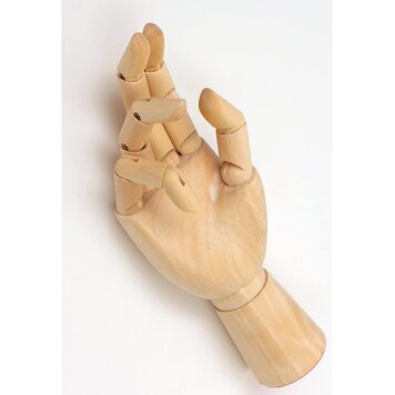 ART ALTERNATIVES Art Alternatives Right Articulated Wooden Hand 7"