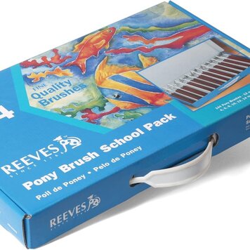COLART Reeves Pony Brushes Classpack of 144