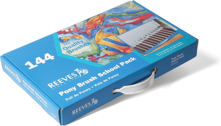 COLART Reeves Pony Brushes Classpack of 144