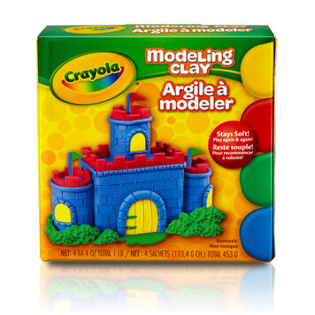 CRAYOLA Crayola Modeling Clay Pack, 4 Primary Colors