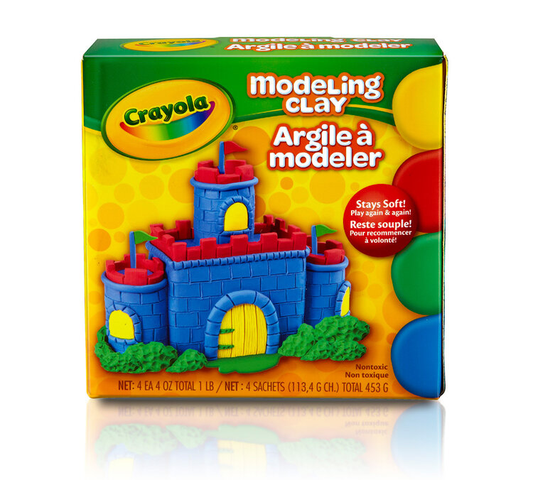 CRAYOLA Crayola Modeling Clay Pack, 4 Primary Colors