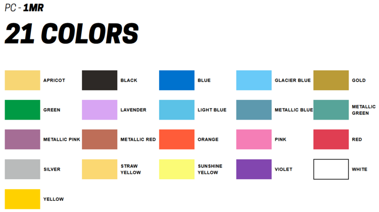POSCA POSCA PC-1MR Paint Pens – Extra-Fine 0.7mm Tip, Water-Based