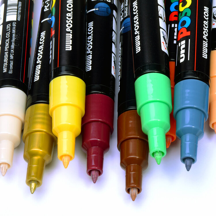 POSCA Posca 1M Extra-Fine Bullet Tip Paint Marker