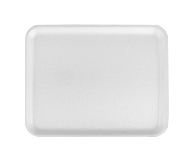 8X10 FOAM TRAY - WHITE (SINGLE)