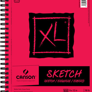 CANSON / PACON PAPERS XL Sketch Pad 9x12
