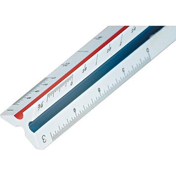 STAEDTLER-MARS LIMITED STAEDTLER Mars 987 18 Architect Metric Triangular Scale Ruler