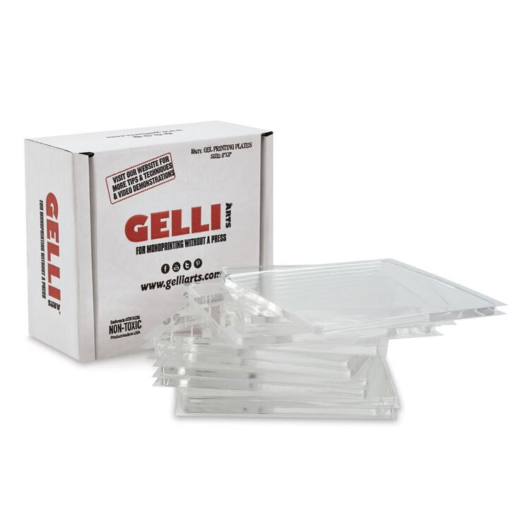 GELLI Gelli Arts® Gel Printing Plate – Reusable Monoprinting Surface