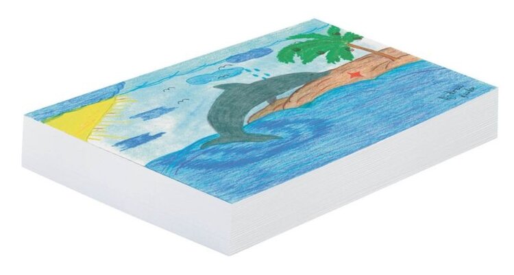 PACON/STRATHMORE Pacon® White Newsprint Paper Ream 18" × 24" – 500 Sheets