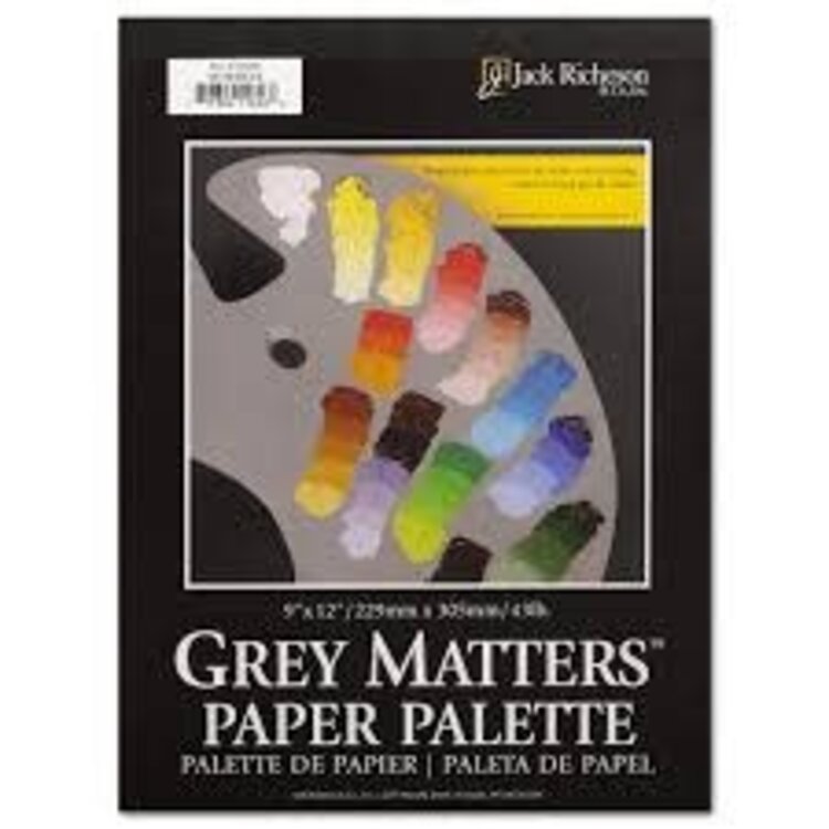 JACK RICHESON Richeson Grey Matters Palette Pad – Neutral Grey Mixing Paper