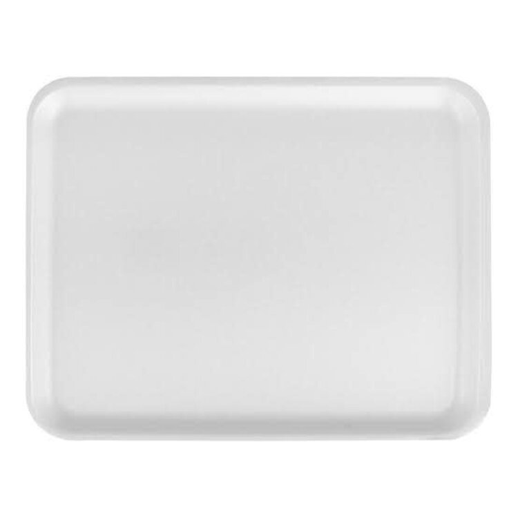 8X10 FOAM TRAY - WHITE (SINGLE)