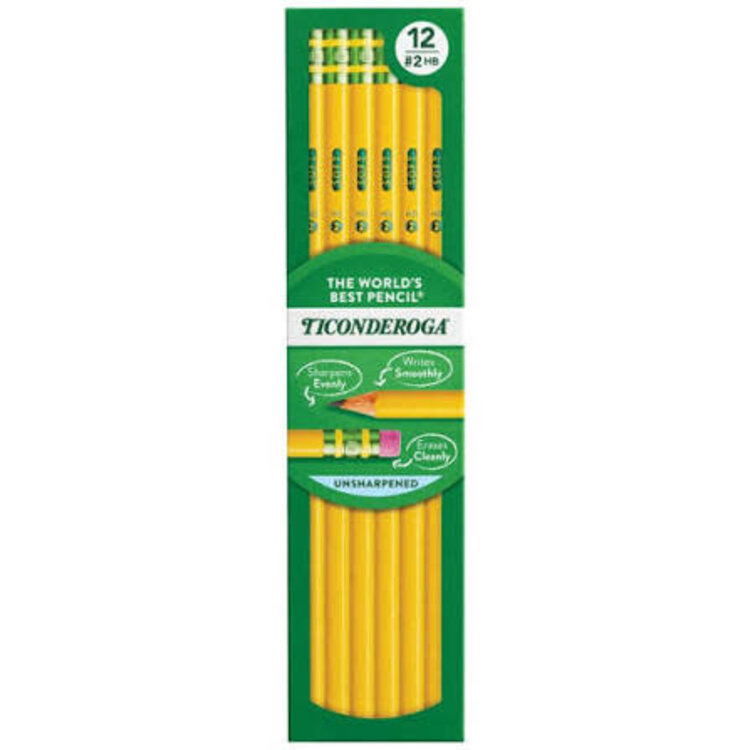 DIXON TICONDEROGA/FILA CO Ticonderoga Wood-Cased Pencils – Classic, Tri-Write & Noir Styles