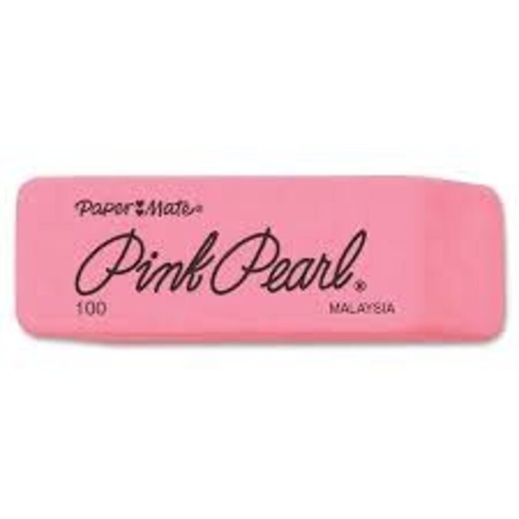 SCHOOL SMART School Smart Pink Block Eraser – Medium