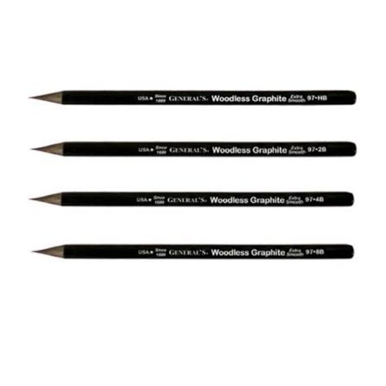 GENERAL PENCIL CO., INC. General’s® Woodless Graphite Pencils – HB, 2B, 4B, 6B, 8B