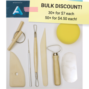 ART ALTERNATIVES Art Alternatives 8 Piece Pottery Tool Kit