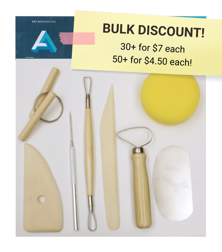 ART ALTERNATIVES Art Alternatives 8 Piece Pottery Tool Kit