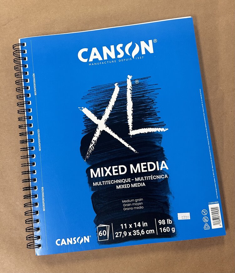 CANSON / PACON PAPERS XL MIX MEDIA WB 11X14- 60 SHEETS