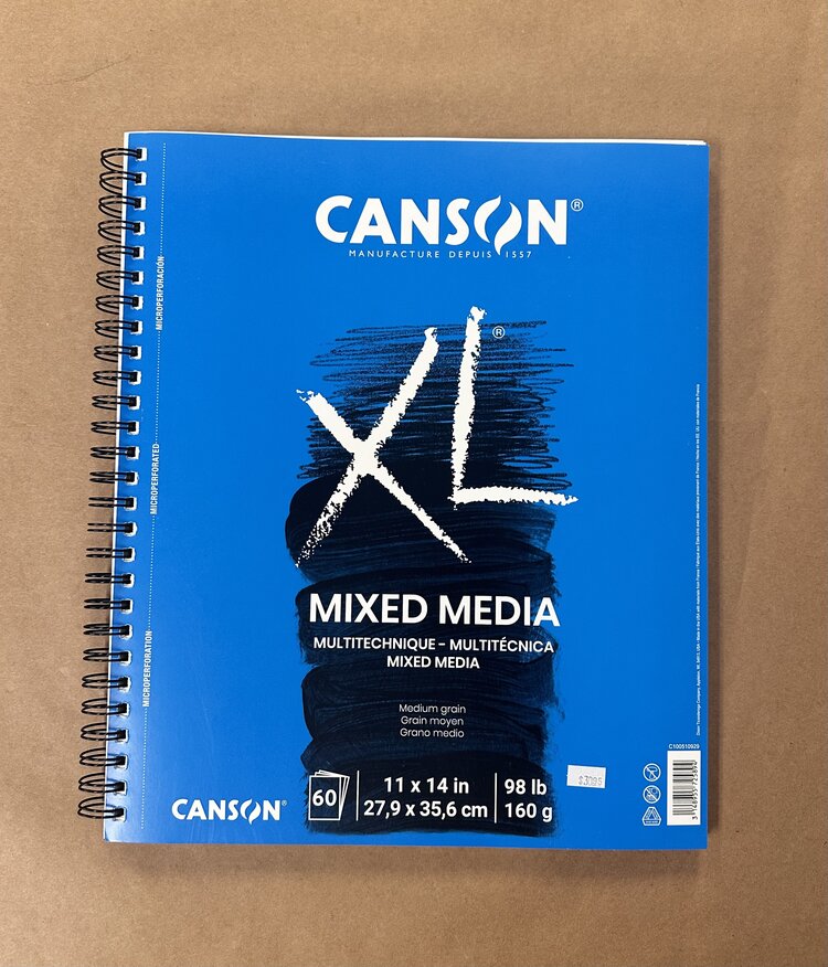 CANSON / PACON PAPERS XL MIX MEDIA WB 11X14- 60 SHEETS