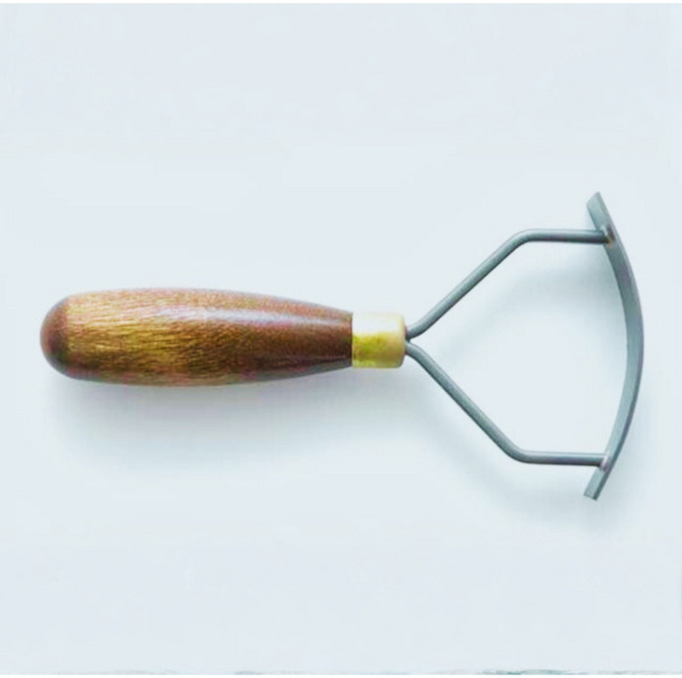 KEMPER MANUFACTURING Industrial Clay Rake – Straight & Curved High-Carbon Steel Blades