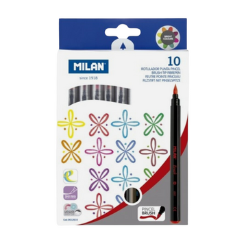 MILAN Milan Student Water-Based Marker Set – 10 Count