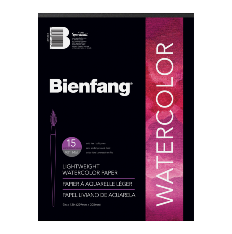 BIENFANG PAPER Lightweight Watercolor Paper – 90lb Cold Press
