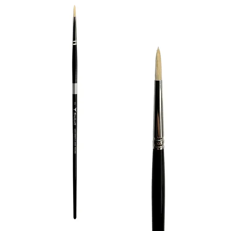 TREKELL Trekell Genuine Hog Bristle Long Handle Brush