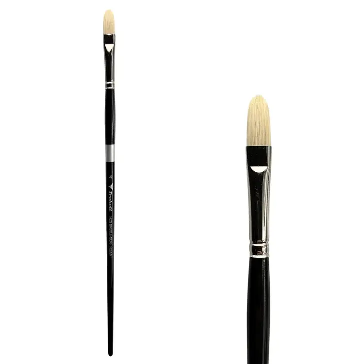 TREKELL Trekell Genuine Hog Bristle Long Handle Brush