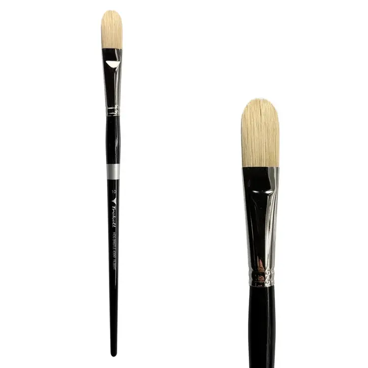 TREKELL Trekell Genuine Hog Bristle Long Handle Brush