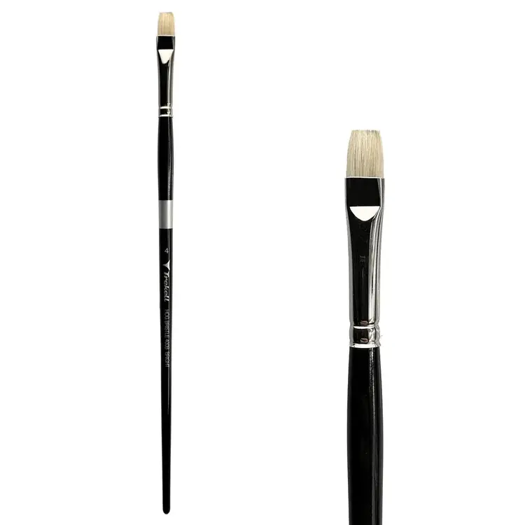 TREKELL Trekell Genuine Hog Bristle Long Handle Brush