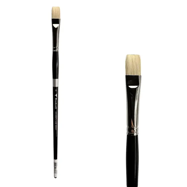 TREKELL Trekell Genuine Hog Bristle Long Handle Brush