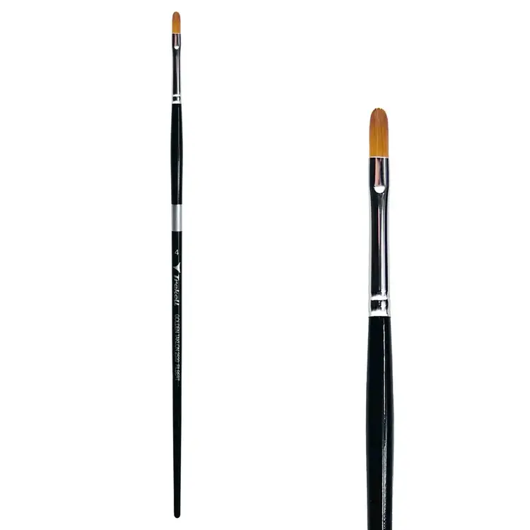 TREKELL Trekell Golden Taklon Long Handle Brushes