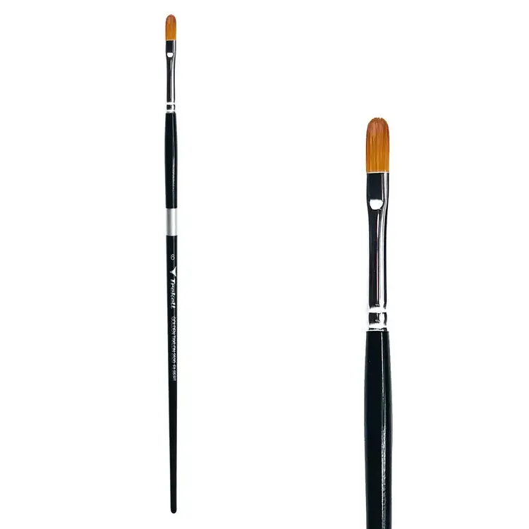 TREKELL Trekell Golden Taklon Long Handle Brushes