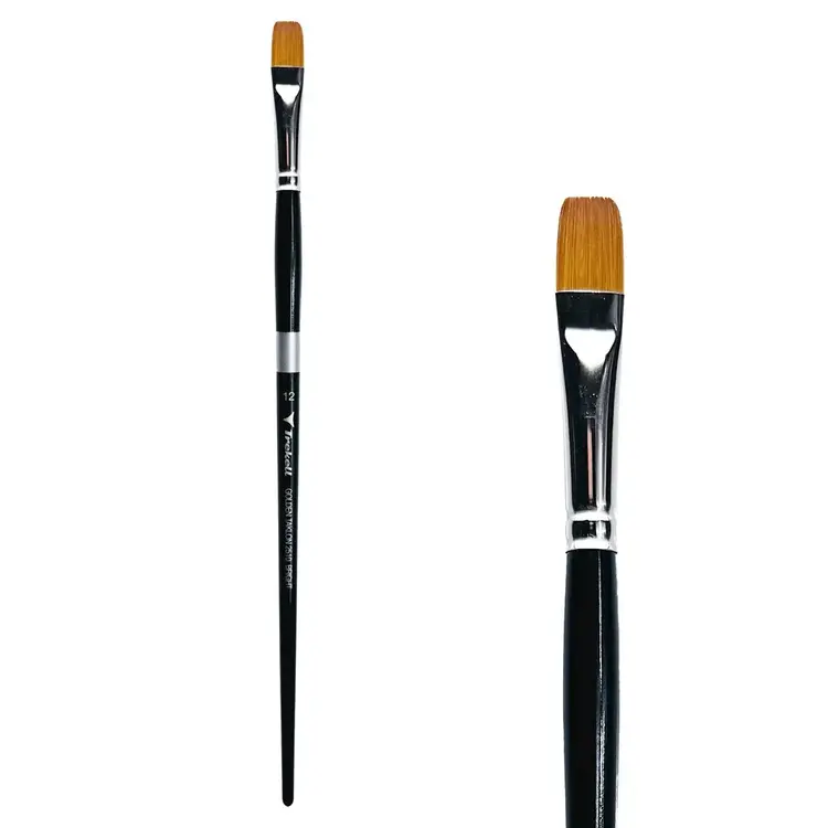 TREKELL Trekell Golden Taklon Long Handle Brushes