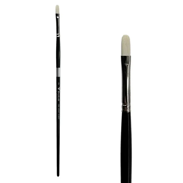 TREKELL Trekell Opal Synthetic Long Handles Brushes for Oil Painting