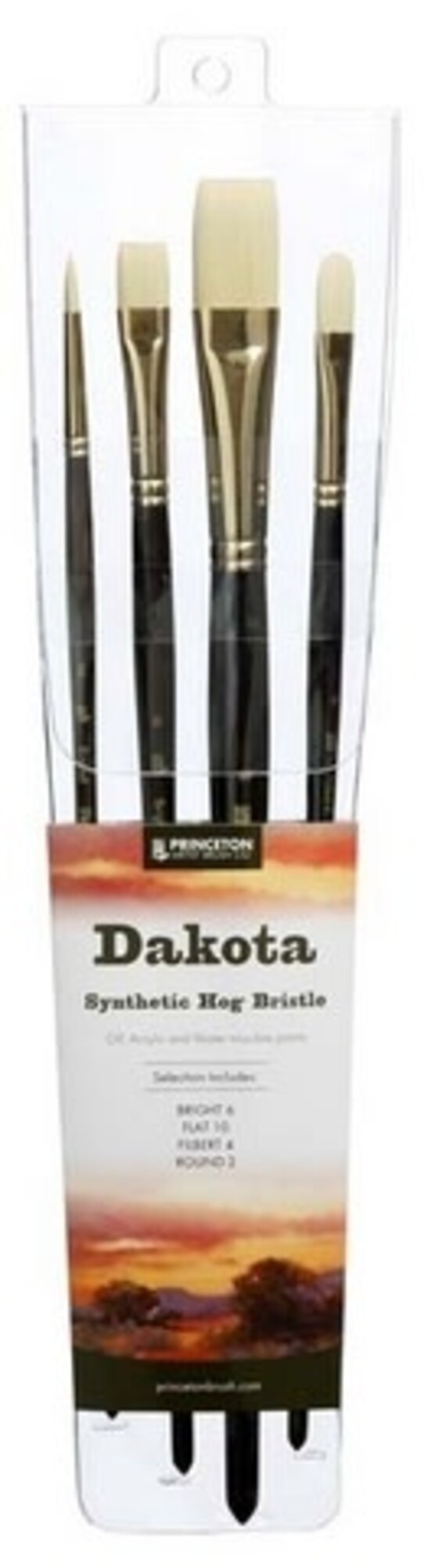 PRINCETON ART & BRUSH CO Dakota Professional 4 Piece Brush Set