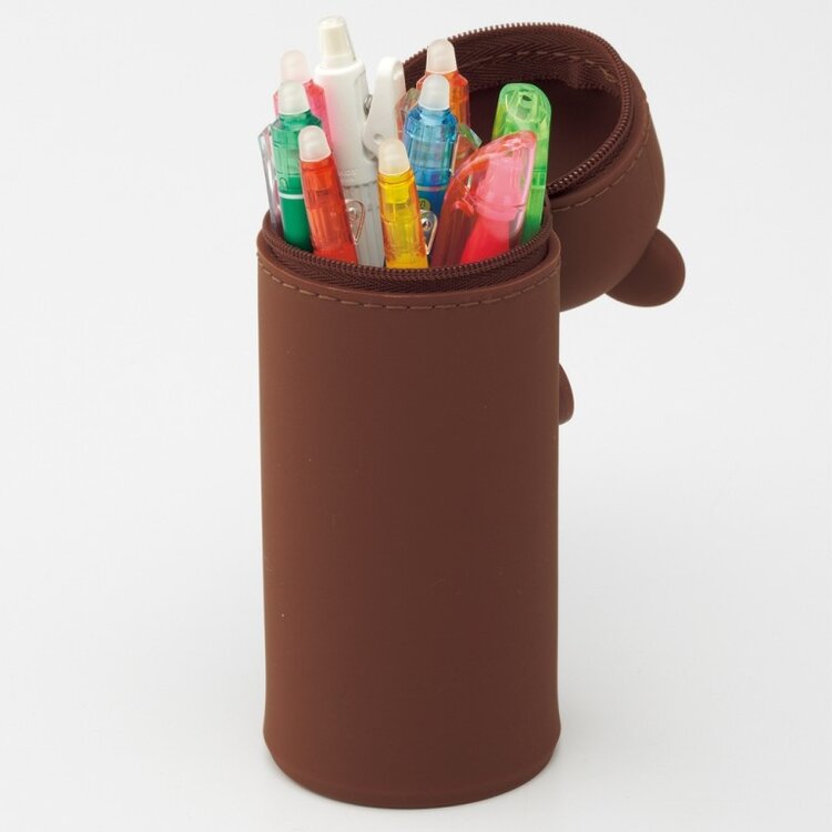 ITOYA OF AMERICA, LTD PuniLabo Stand Up Animal Pencil Case