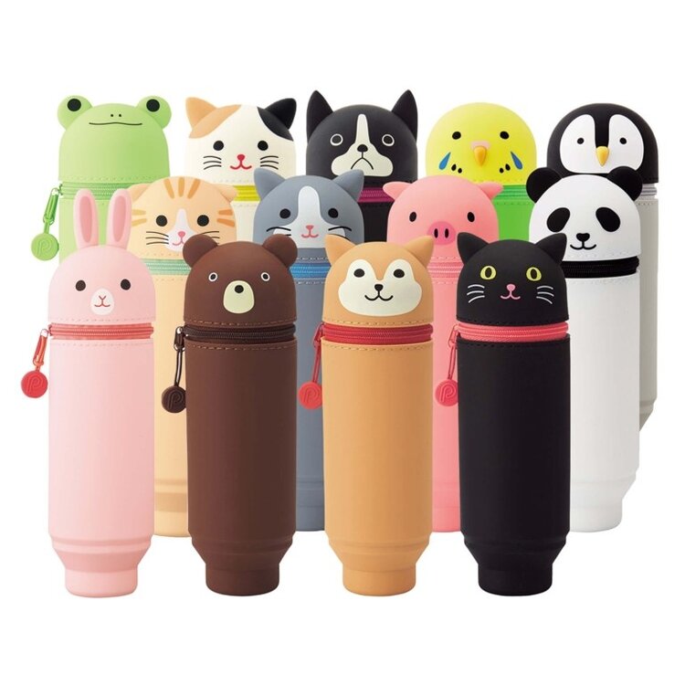 ITOYA OF AMERICA, LTD PuniLabo Stand Up Animal Pencil Case