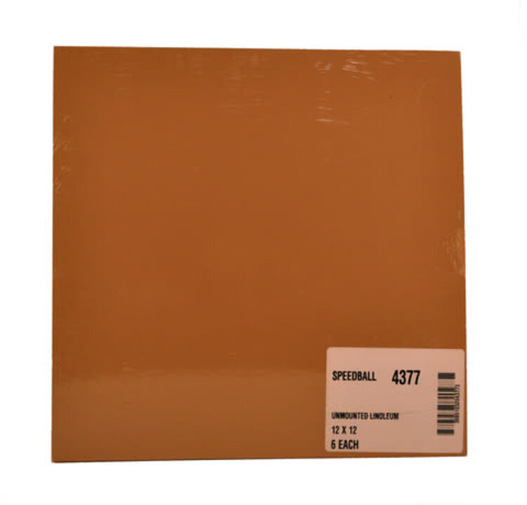 SPEEDBALL ART PRODUCTS Speedball Red Baron Unmounted Linoleum Block – Smooth Surface with Jute Backing