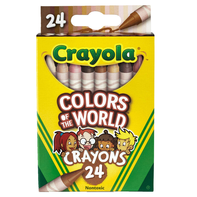 CRAYOLA Crayola® Colors of the World Crayons – 24 Count